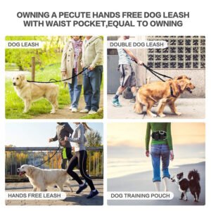 Hands-Free Dog Walking Leash Waist Bag