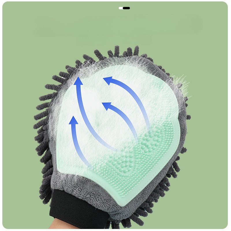 2-in-1 Pet Bathing & Grooming Glove – photo 2 2-in-1 Pet Bathing & Grooming Glove – photo 2