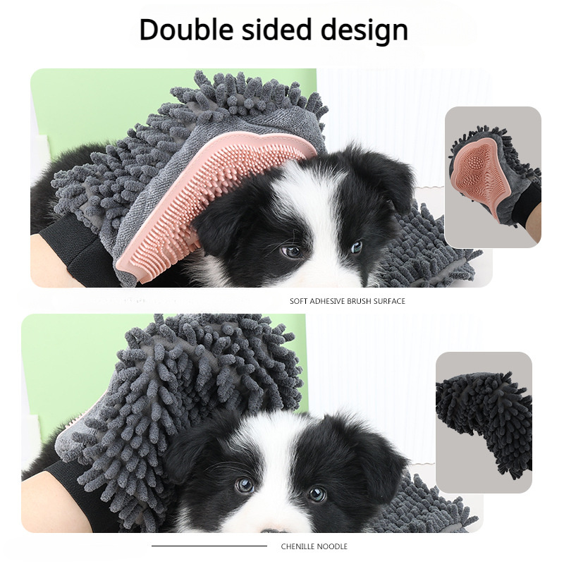 2-in-1 Pet Bathing & Grooming Glove – photo 4 2-in-1 Pet Bathing & Grooming Glove – photo 4