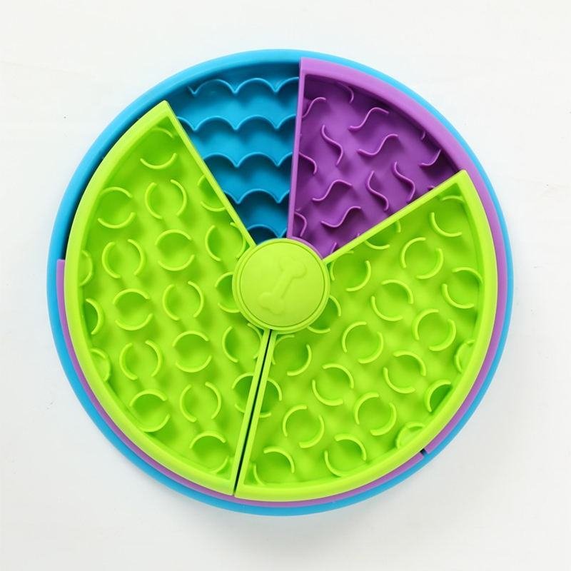 3-in-1 slow feeder bowl and lick mat for dogs