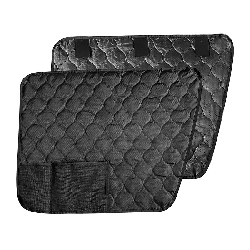 Vehicle door protector mat for pets