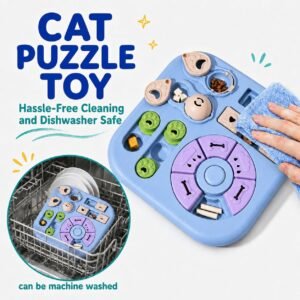 Interactive Cat Puzzle Slow Feeder